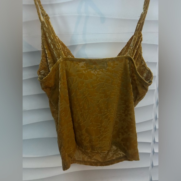 Urban Outfitters Floral Velvet Tank Top - Picture 3 of 4